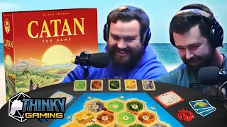Settlers of Catan Board Game Playthrough | Full Game Night
