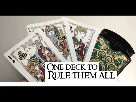 One Deck to Rule Them All - Solo Adventure w/ LOTR themed Deck