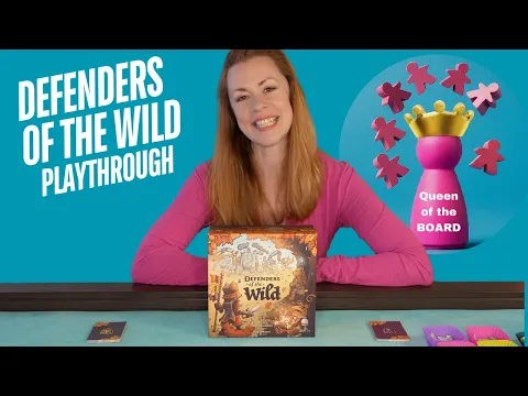 Defenders of the Wild Board Game Playthrough