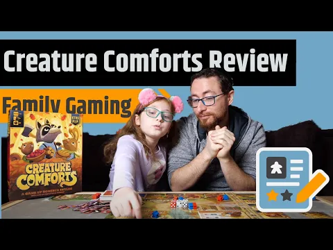 Creature Comforts - Prototype Review by Boardgameco