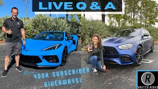 Raiti's Rides 400k Sub Giveaway & Dec News - Live Q & A with Joe & Lori