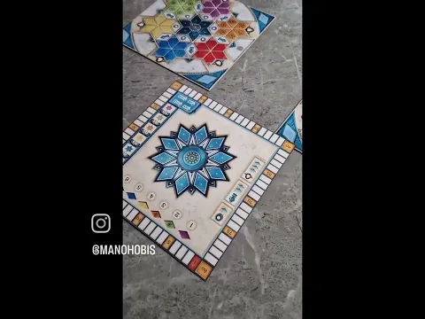 Azul summer pavilion unboxing and setup. #azul #boardgames