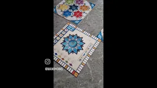 Azul summer pavilion unboxing and setup. #azul #boardgames