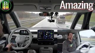 Volkswagen ID.Buzz LWB RWD Top Speed Test 160 km/h – REAL Consumption & Range!