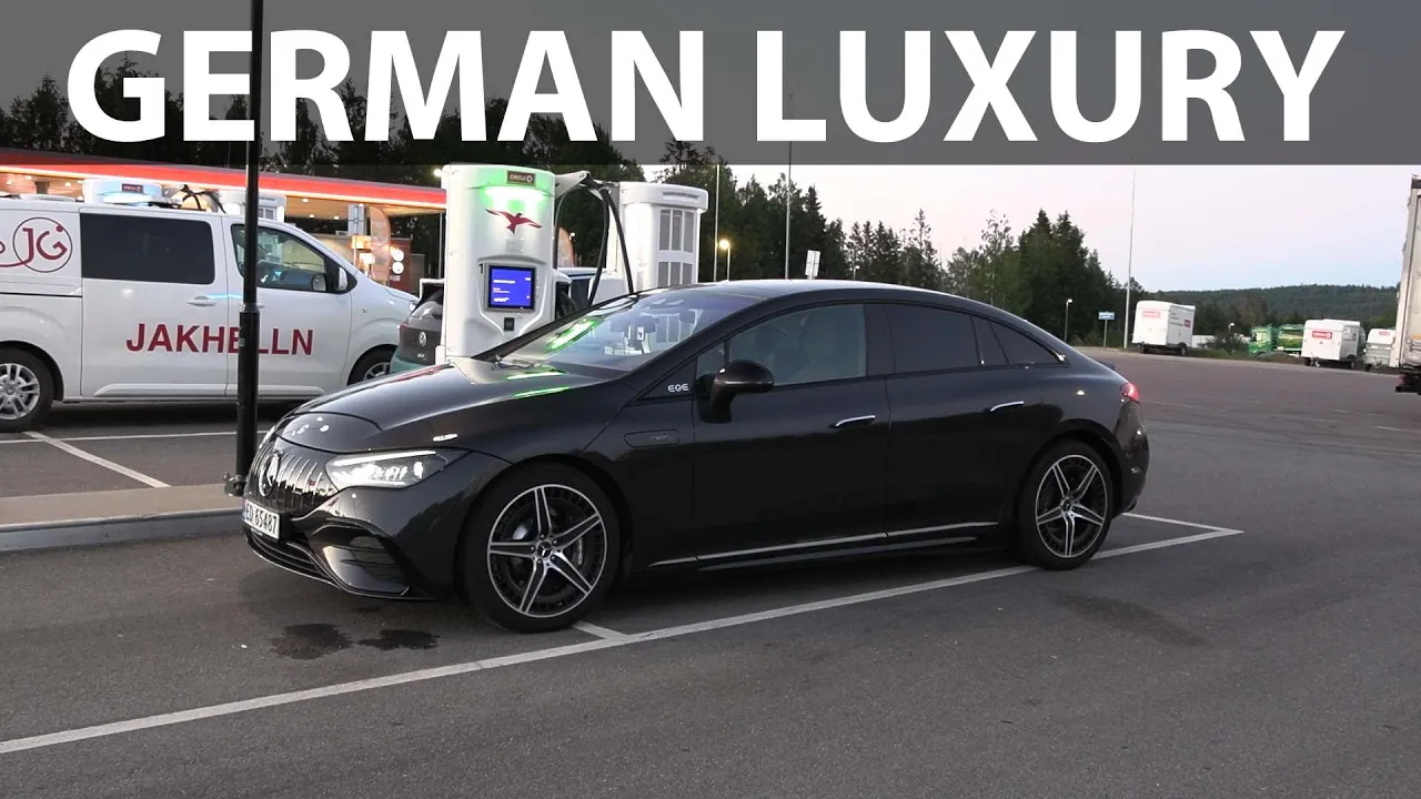 Mercedes EQE 43 AMG range test