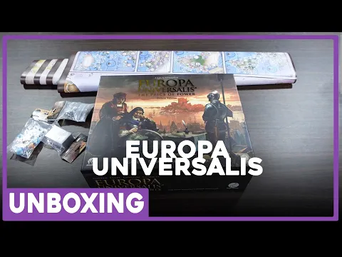 Unboxing | Europa Universalis | Aegir Games | The Players' Aid