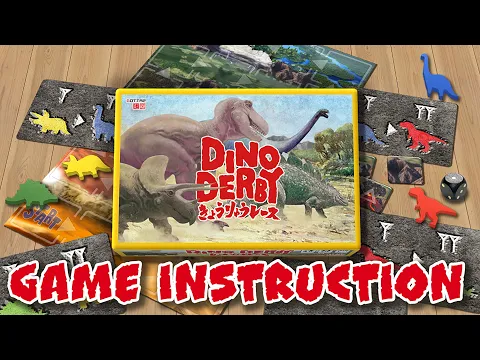 DINO DERBY kyoryu race game instruction