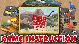 DINO DERBY kyoryu race game instruction