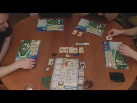 BoardGameCast 01 - Full session of 4 player Puerto Rico
