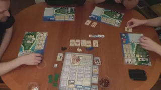 BoardGameCast 01 - Full session of 4 player Puerto Rico