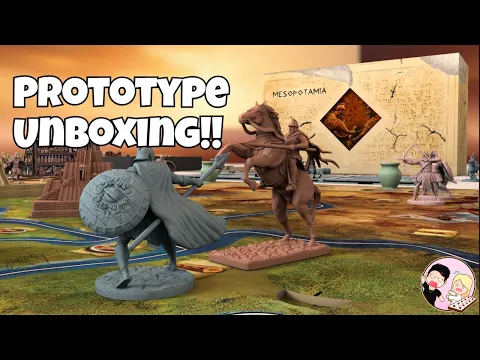 Next Great 4X Civ Game? | Mesopotamia Prototype Unboxing