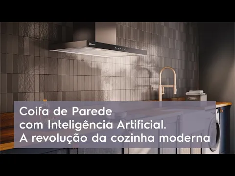 Coifa de Parede Electrolux 90cm Inox Experience com Inteligência Artificial e Alto Poder Sucção 220V CE9TF