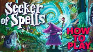 How to play Seeker of Spells by MindWare for Ages 8+ The perfect gift. Great for family game nights.
