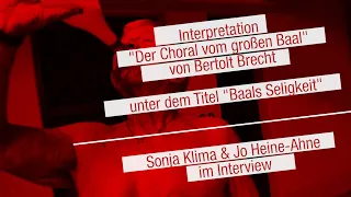 Baals Seligkeit - Interview (Interpretation "Der Choral vom großen Baal" von Bertolt Brecht) Baals Seligkeit - Interview (Interpretation "Der Choral vom großen Baal" von Bertolt Brecht)
