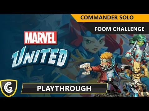 Marvel United | Commander Solo Mode | Guardians of the Galaxy