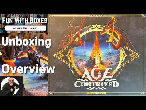 An Age Contrived Board game from Bellows Intent | Unboxing the kickstarter Founder's Edition