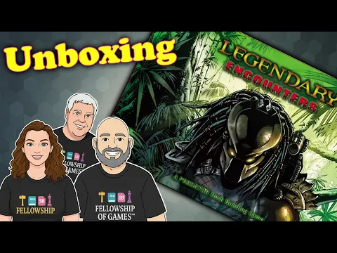 Legendary Encounters: Predator Unboxing Deckbuilding Horror in the Predator Universe!