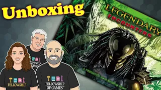 Legendary Encounters: Predator Unboxing Deckbuilding Horror in the Predator Universe!