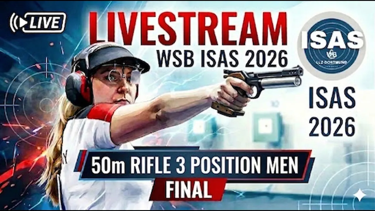 ISAS Dortmund 2026 Tag 2: Final Gewehr 50m Dreistellung