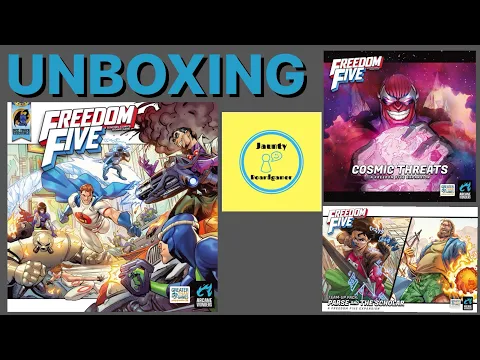 Freedom Five (Deluxe and Painted Minis) with Cosmic Threats and Team-Up Pack - UNBOXING