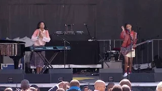 Chloe X Halle at the 2016 Easter Egg Roll