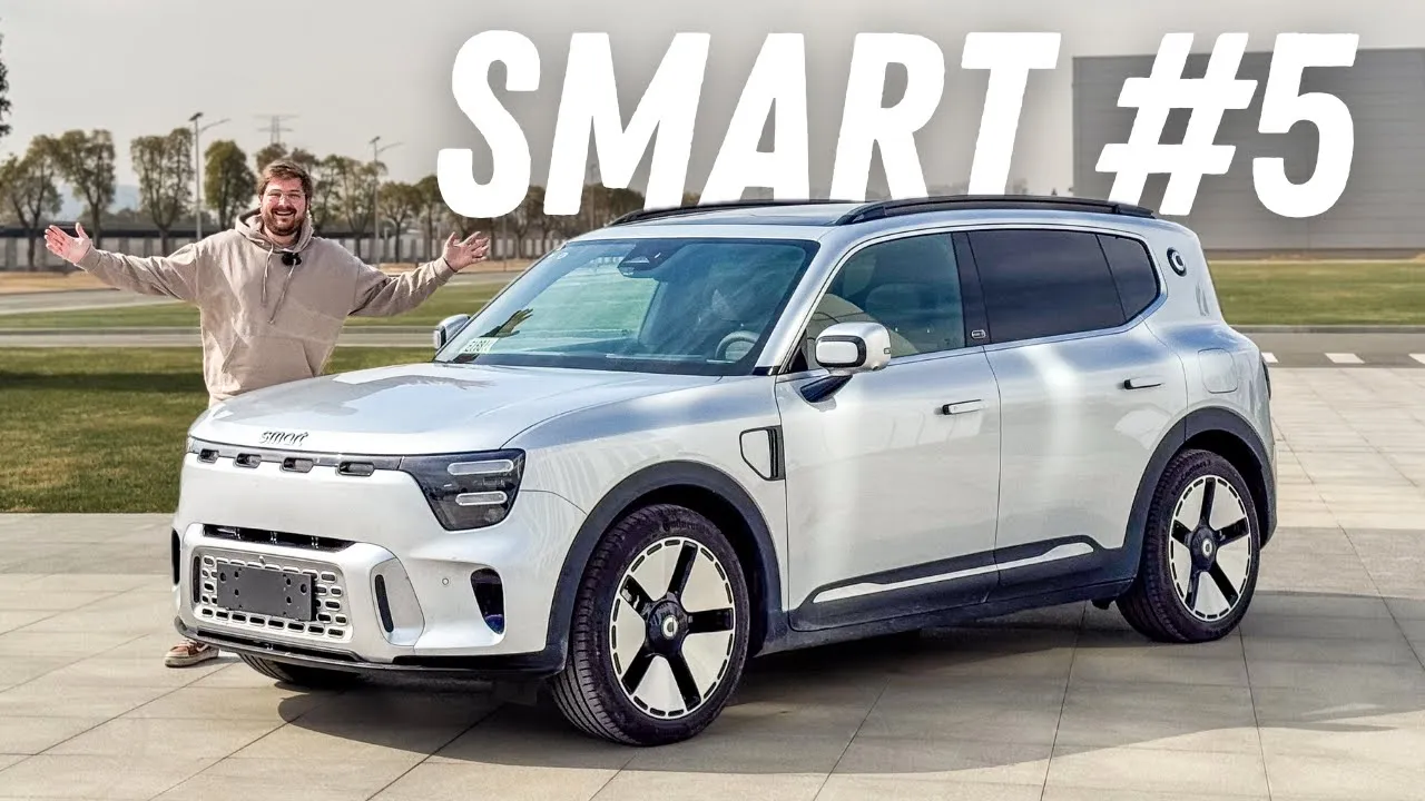 I Drive The New Smart #5 For The First Time! 100kWh Battery w/ Up To 645hp & 400kW Charging