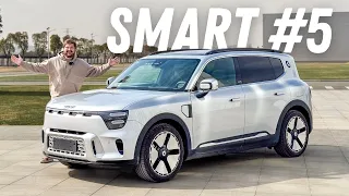 I Drive The New Smart #5 For The First Time! 100kWh Battery w/ Up To 645hp & 400kW Charging