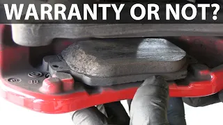 Brake pad on Tesla Model 3 cracked after one year