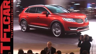 Watch the Brand Spankin' new 2016 Lincoln MKX Debut at the Detroit Auto Show