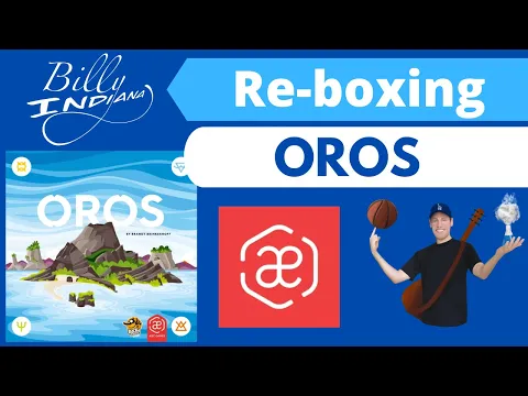 Oros Board Game Re-Boxing (how to assemble and store the game using the Kickstarter insert)
