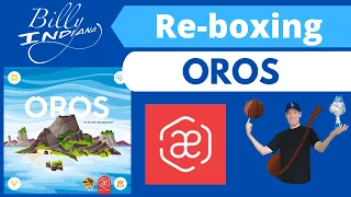 Oros Board Game Re-Boxing (how to assemble and store the game using the Kickstarter insert)