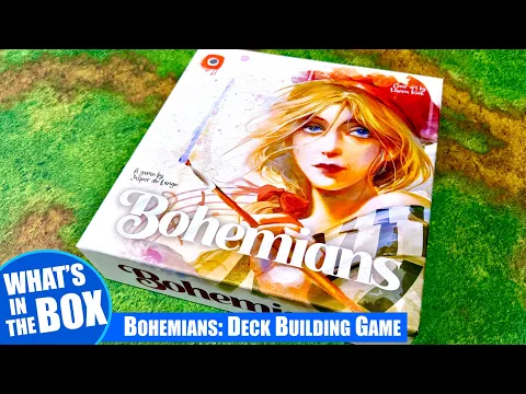 BOHEMIANS Deck Building Game Unboxing | Published by Portal Games