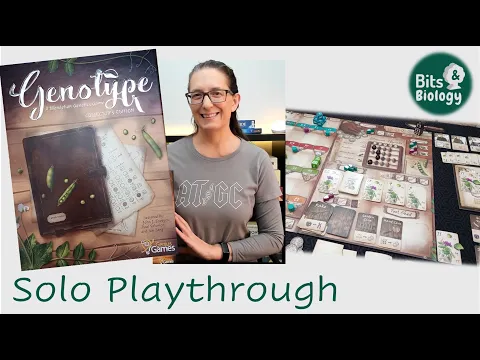 Genotype solo playthrough and thoughts about the solo game | Bits & Biology