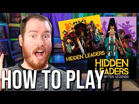 How to Play Hidden Leaders: Forgotten Legends! Kickstarter Preview!