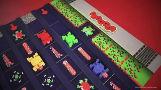 Frogger the Board Game, For 2–4 Players Ages 8 and Up