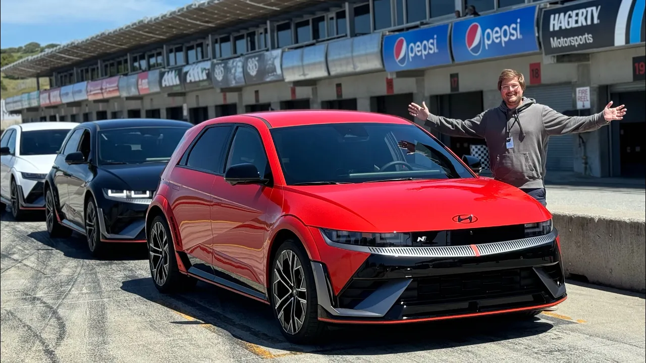 I Drive The Spicy Hyundai IONIQ 5 N For The First Time! Full Tour + Road & Track Driving Review