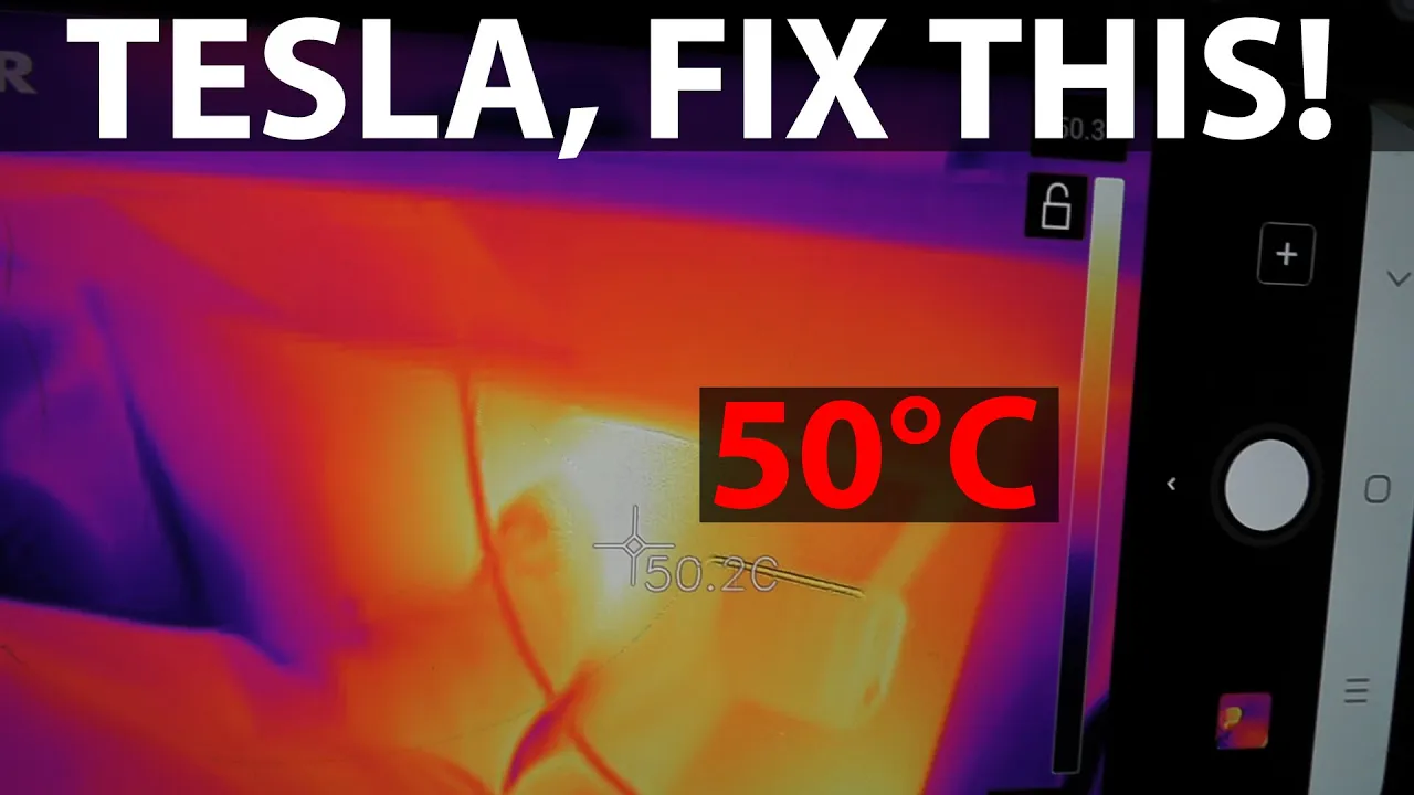 Tesla Model 3 with extremely hot footwell issue