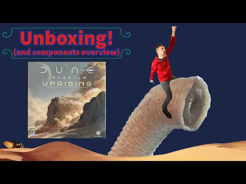 Unboxing of Dune: Imperium - Uprising (and components overview)