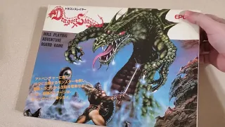 Dragon Slayer Board Game (Falcom / Epoch 1986) Unboxing