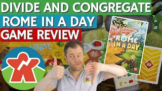 Rome In A Day - Board Game Review - Divide And Congregate