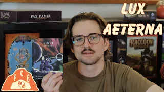 Catastrophes on the coffee table - Lux Aeterna Review