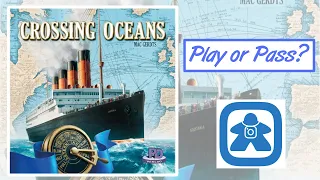 Crossing Oceans is Mac Gerdts latest release at Essen Spiel 2022.