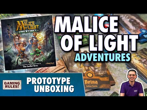 Malice of Light: Adventures - Prototype Unboxing