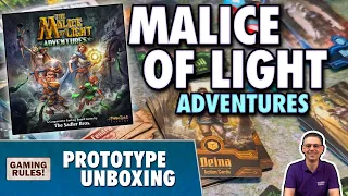 Malice of Light: Adventures - Prototype Unboxing