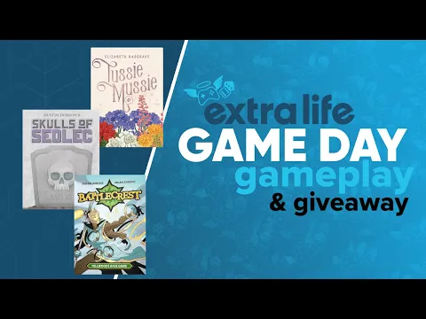 Extra Life Game Day Skulls of Sedlec Tussie Mussie & Battlecrest Gameplay & Giveaways | Button Shy