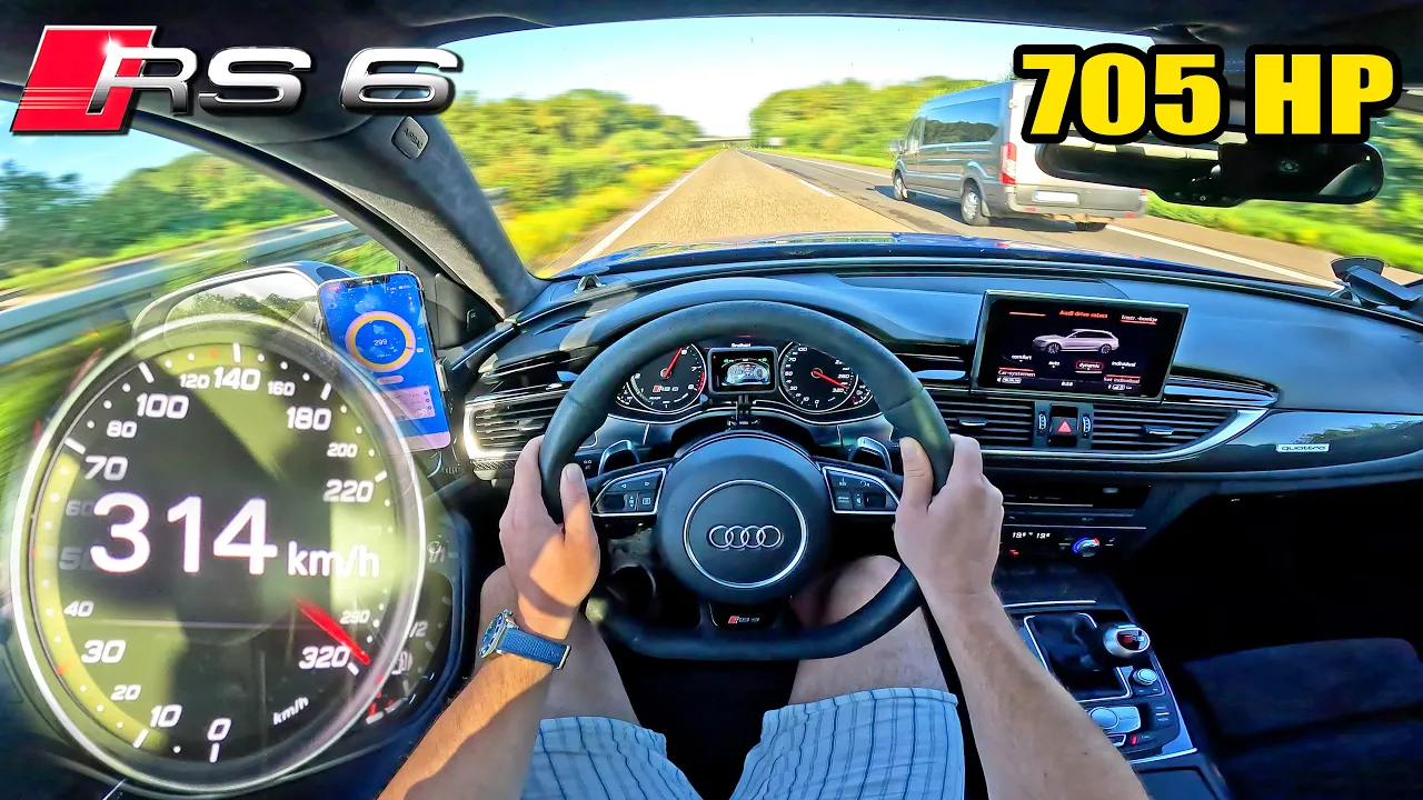 FASTEST Audi RS6 EVER MADE! - 705HP ABT Nogaro Edition on Autobahn