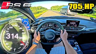 FASTEST Audi RS6 EVER MADE! - 705HP ABT Nogaro Edition on Autobahn