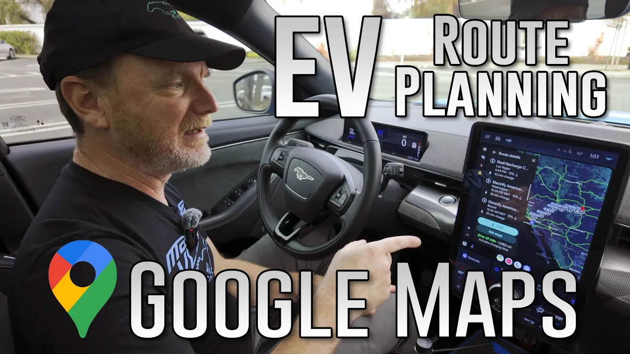 Google Maps EV Route Planning comes to the Mach-E & Lightning!