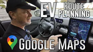Google Maps EV Route Planning comes to the Mach-E & Lightning!