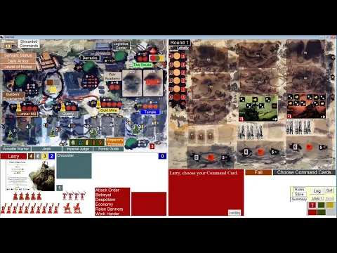 The Great Wall: Visual Rule Book and Solo Playthrough